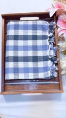 OXFORD TOWEL ( ASSORTED ) - SIZE 32X64 (APPROX) | Pack of 1 Pc