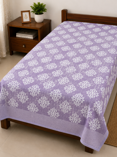 Chennimalai Vikram Bedsheet ( Assorted ) | (60 X 90 Inches / 5 X 7.5 Feet) | Pack Of 1 Pc