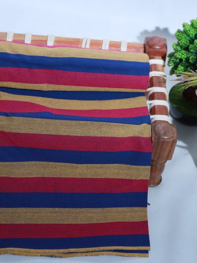 Chennimalai Sona Double Cot Cotton Hospital Bedsheet ( Red / Peach / R.Blue ) / ( 90 X 108 Inches / 7.5 X 9 Feet)