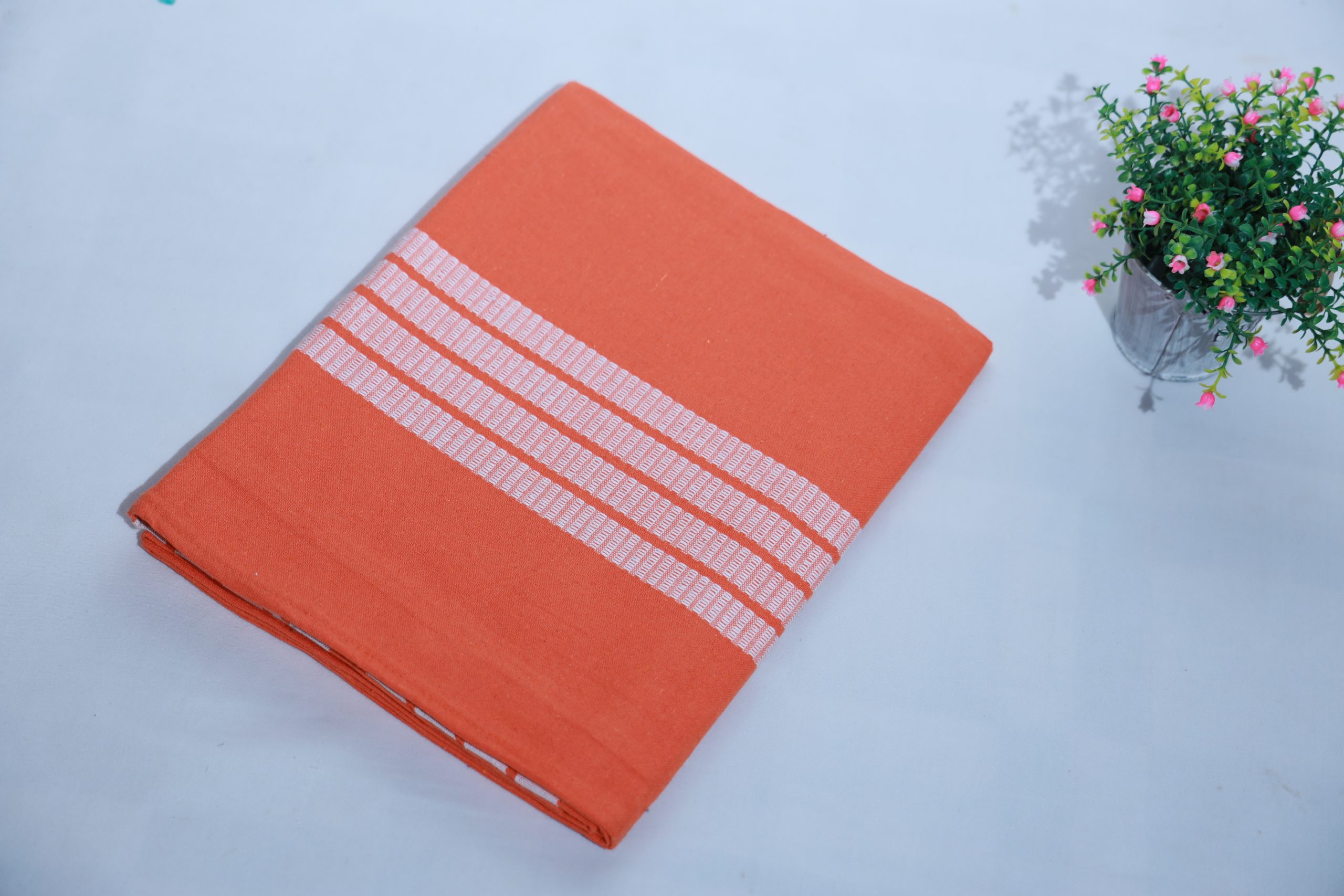 Chennimalai Hospital Bedsheet ( Orange ) Ram / (60 X 90 Inches / 5 X 7.5 Feet)